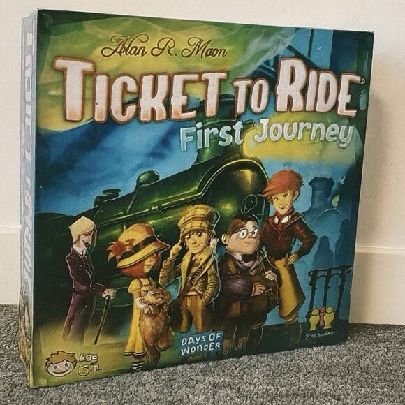 Ticket to Ride First Journey Board Game Days of Wonder Family Train Adventure - Picture 1 of 6